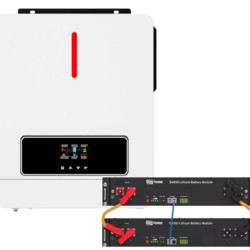 Комплект резервного живлення JYsupsys MPS-6200,  + 2x DYNESS B4850 LiFePO4 48V/50AH (4800W*h)